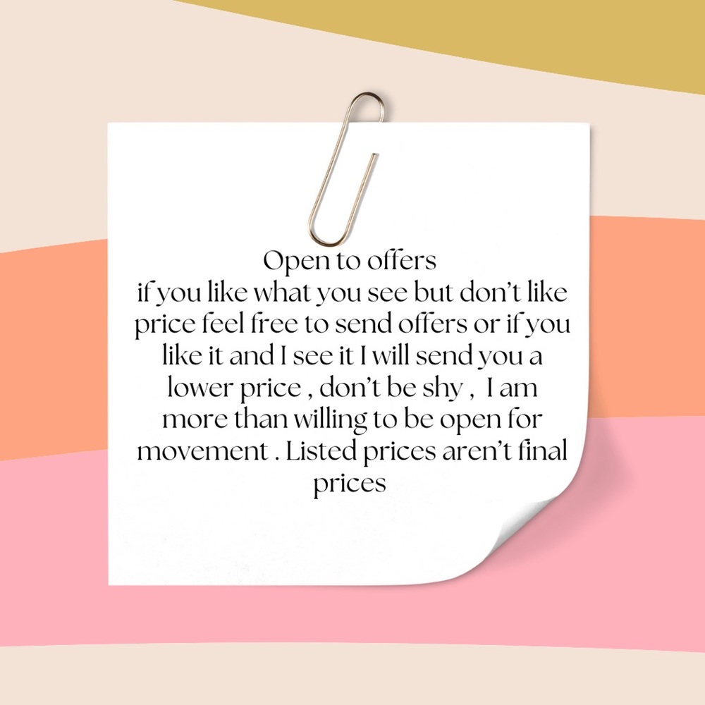 Open to Offers don’t be shy check out my other shops !